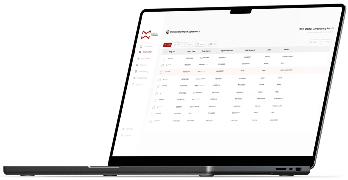 System Integration for WebERP Hire Purchase Management Software