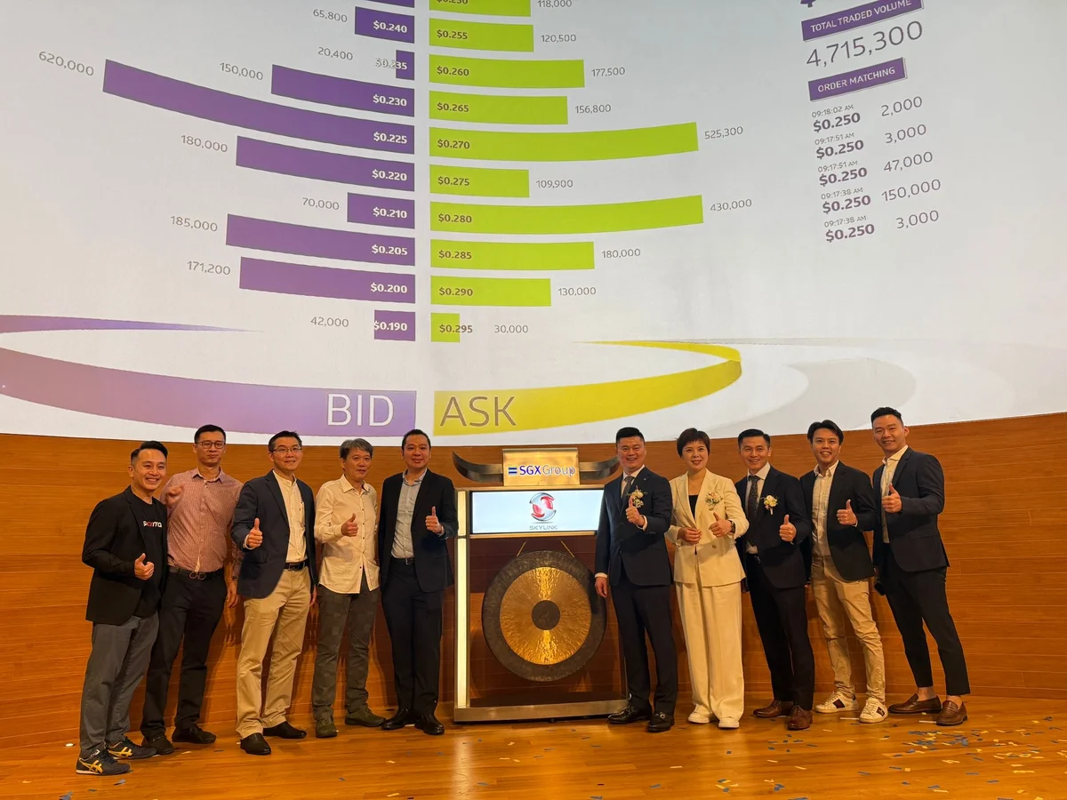 Skylink Holdings Limited Listing Ceremony - Group Photo